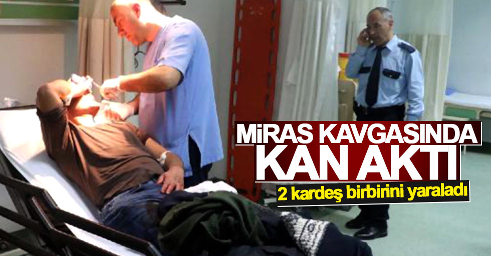 Samsun'da miras kavgası: 2 kardeş birbirini yaraladı