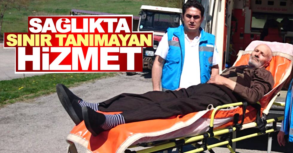 Samsun’da evinde tedavi gören 605 vatandaş ambulanslarla evinden alınarak oy kullandırıldı