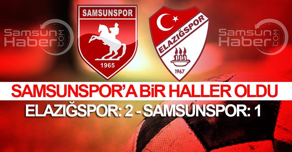 Samsunspor'a bir haller oldu 1-2