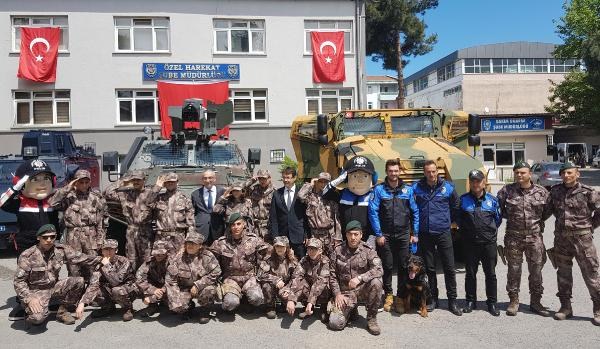 Samsun'da 12 engelli öğrenci polis oldu