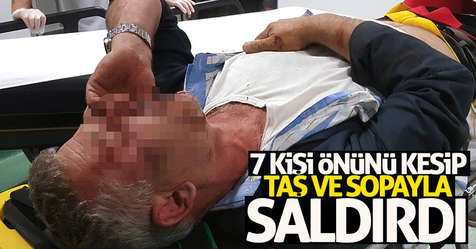Samsun'da yaşlı adama 7 kişi saldırdı