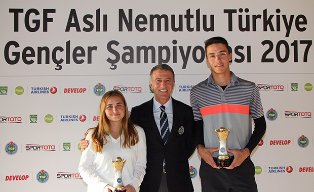 Samsun’da düzenlenen golf turnuvasında şampiyonlar belli oldu