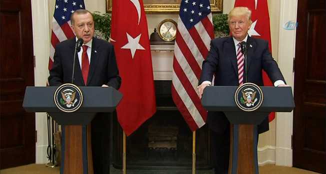 Trump ve Erdoğan'dan ortak basın açıklaması