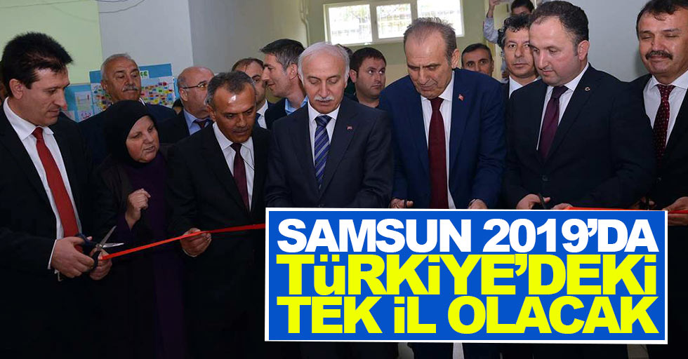 Vali Şahin: Samsun Türkiye'deki tek il olacak