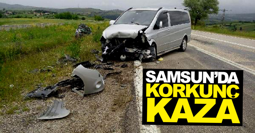 Samsun'da korkunç kaza: 6 yaralı