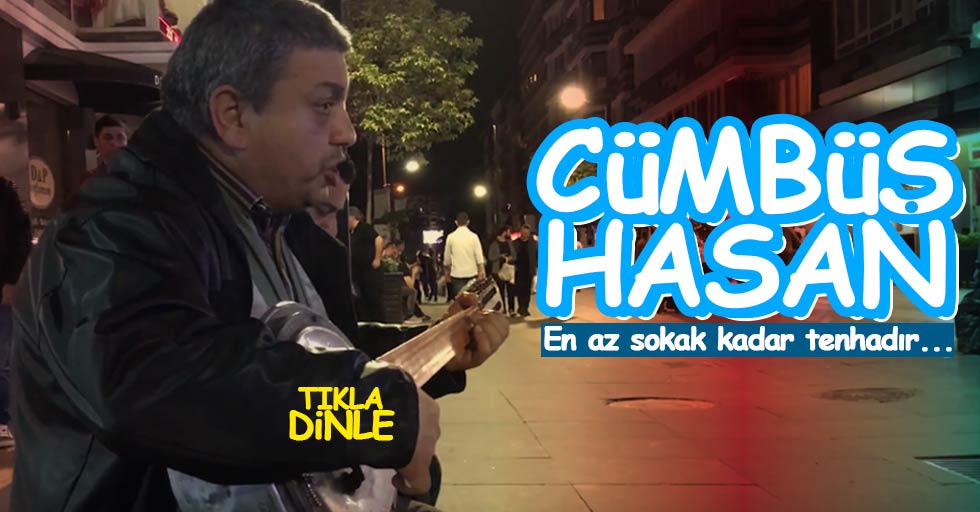 Samsun'un sokak sanatçısı Cümbüş Hasan