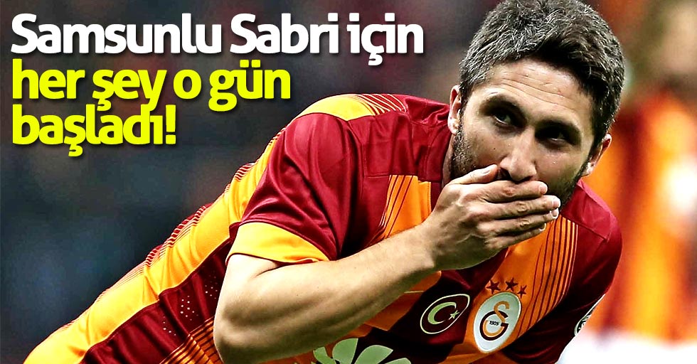 Samsunlu futbolcunun Galatasaray'da yaşadığı unutulmaz anlar