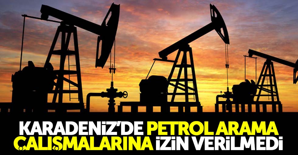 O şirketin Karadeniz'de petrol aramasına izin verilmedi