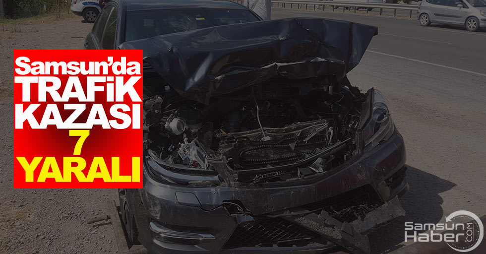 Samsun-Ankara karayolunda kaza! 7 yaralı