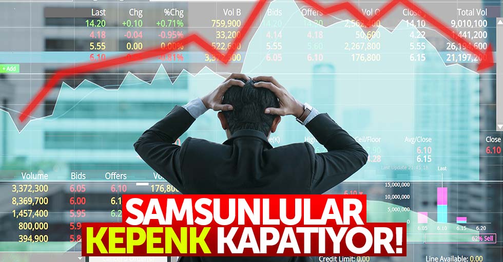 Samsun'da kapanan firma sayısı arttı