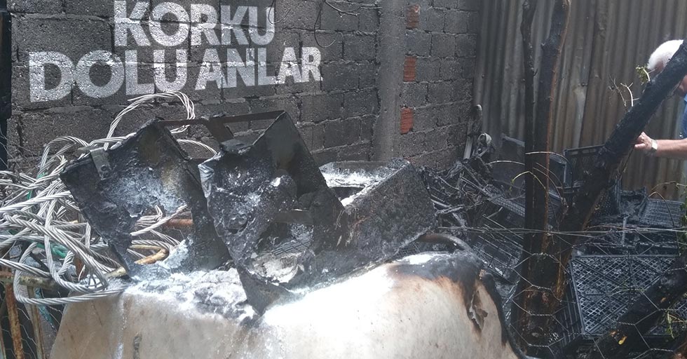Samsun'da korku dolu anlar: Yangın çıktı