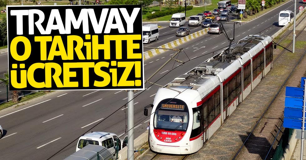 Samsun'da o tarihte tramvay ücretsiz