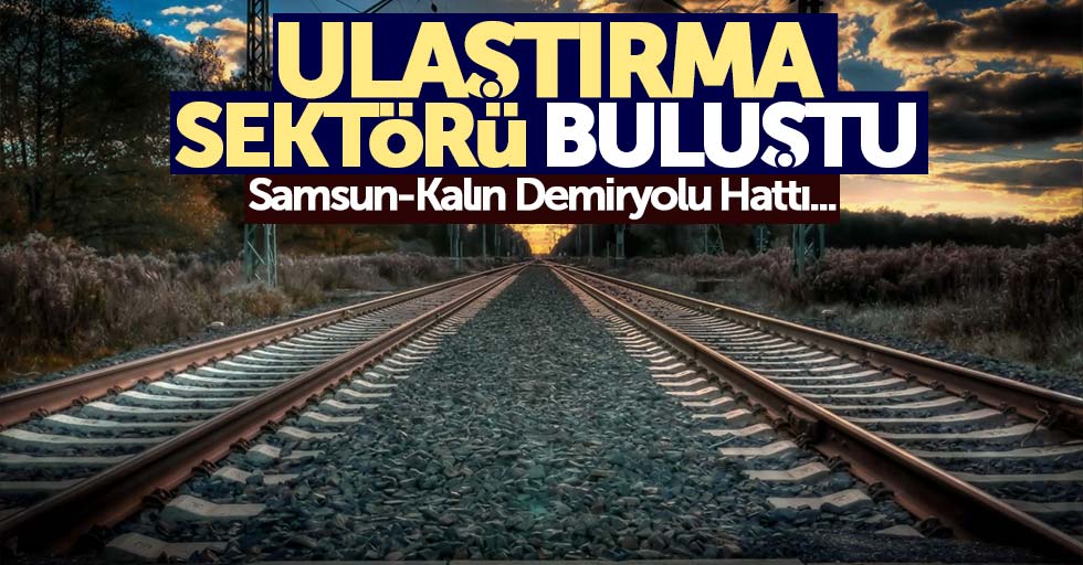 Samsun-Kalın Demiryolu Hattı projesi tanıtıldı