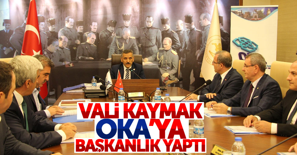 Samsun Valisi Kaymak, OKA'ya başkanlık yaptı