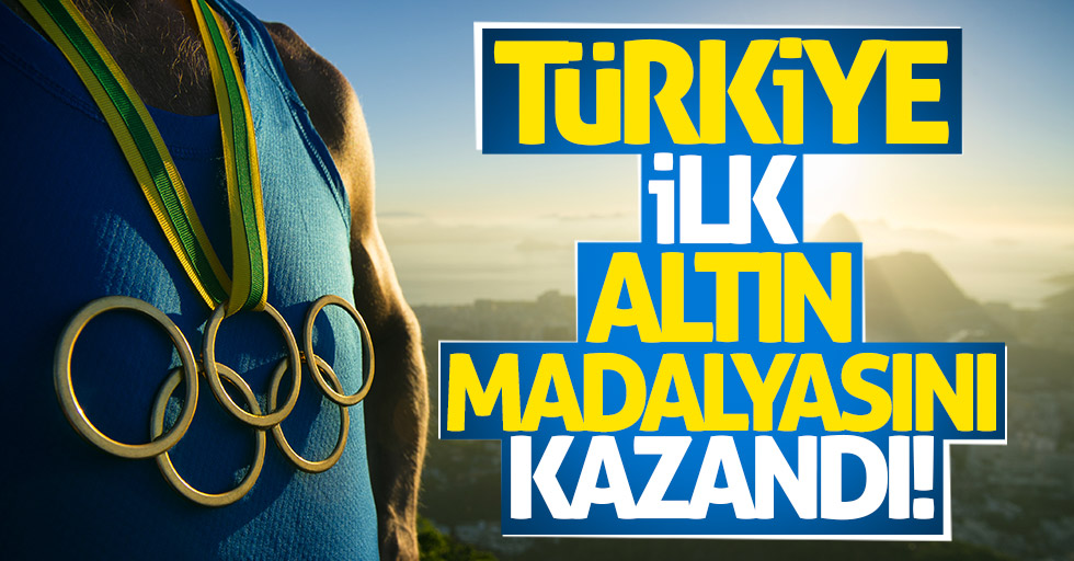 Türkiye ilk altın madalyasını kazandı