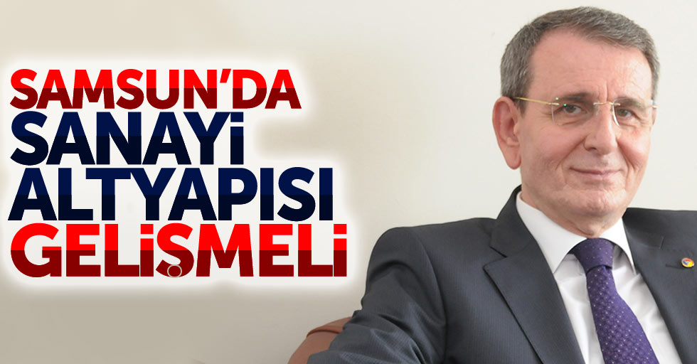 Murizoğlu: Samsun'da sanayi altyapısı gelişmeli