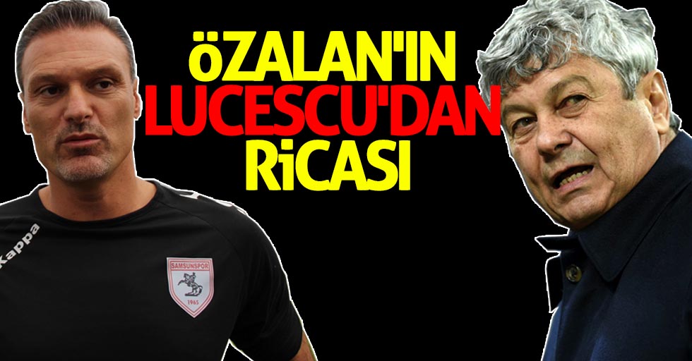 Özalan'ın Lucescu'dan ricası