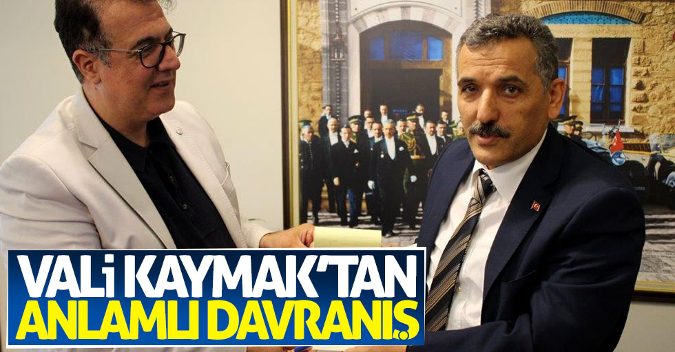 Samsun Valisi Osman Kaymak'tan anlamlı davranış