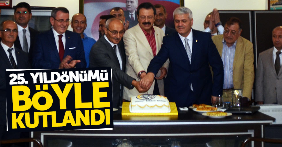 TOBB Başkanı Hisarcıklıoğlu, Bafra'da pasta kesti