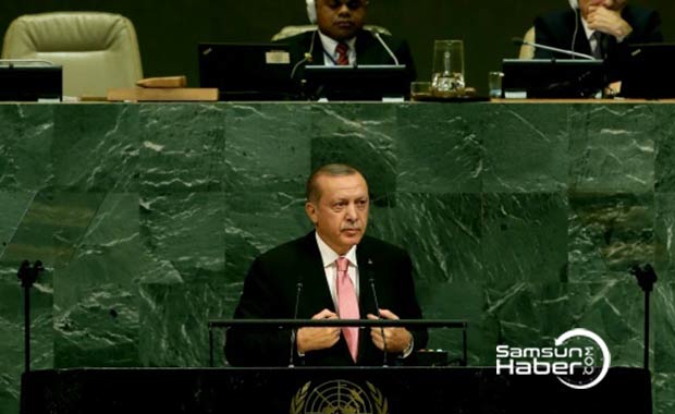 Cumhurbaşkanı Erdoğan, BM Genel Kurulu’nda sert konuştu