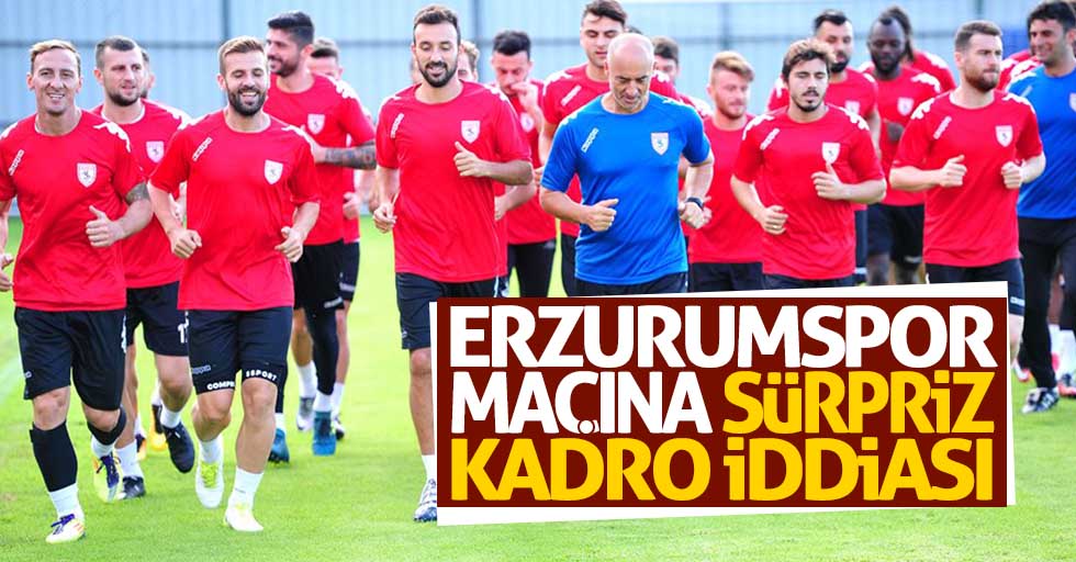 Erzurumspor maçına sürpriz kadro iddiası
