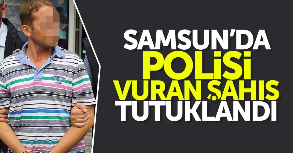 Samsun'da polisi vuran şahıs tutuklandı