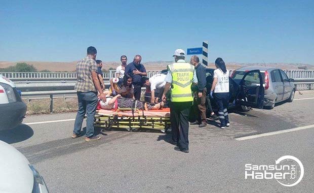 Sungurlu’da trafik kazası