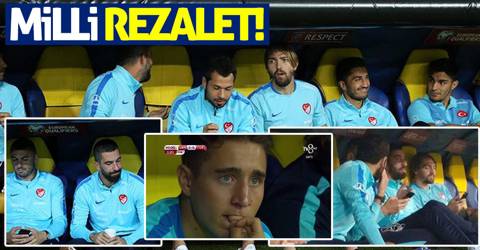 Ukrayna Türkiye maçına yedek kulübesi damga vurdu