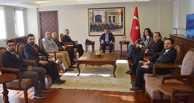 Kadir Gürkan, Vali Osman Kaymak'ı ziyaret etti