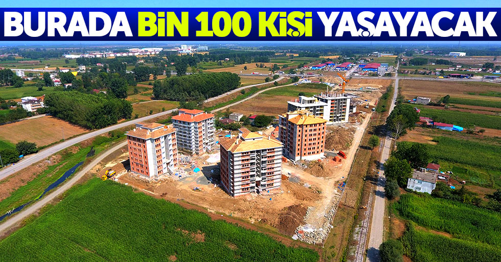 Samsun'da 276 konuttan oluşan TOKİ binaları yapılıyor