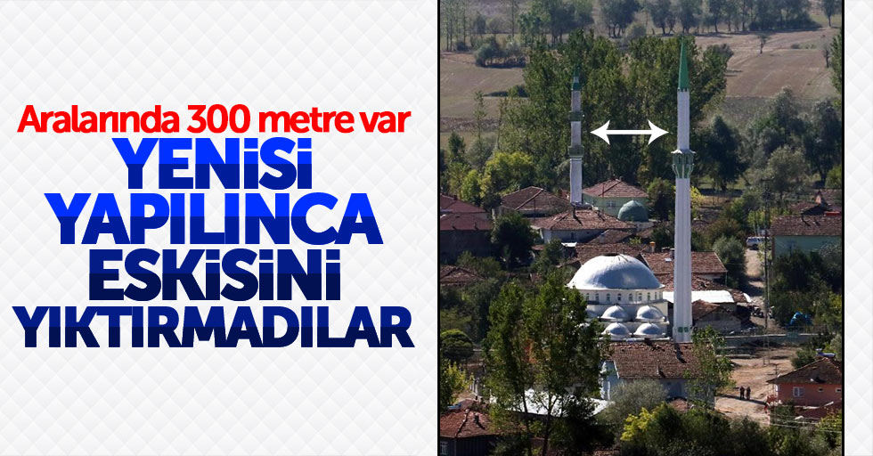 Samsun'da iki caminin arasında 300 metre var