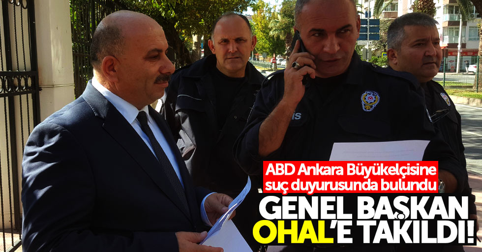Samsun'dan ABD Ankara Büyükelçisine suç duyurusu