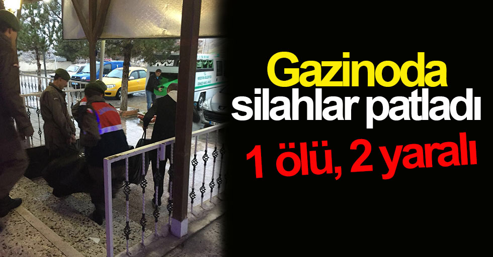 Gazinoda silahlar patladı: 1 ölü, 2 yaralı