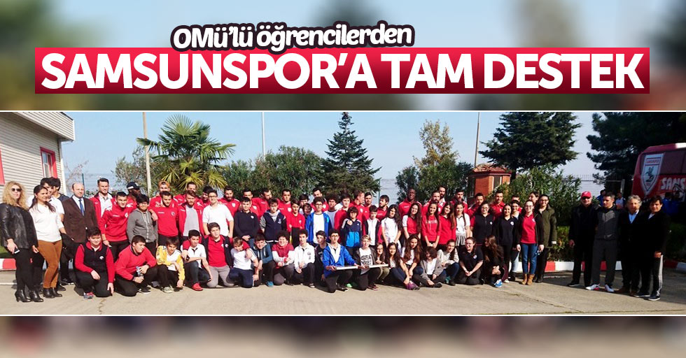 OMÜ Vakfı Koleji öğrencileri Samsunspor'da