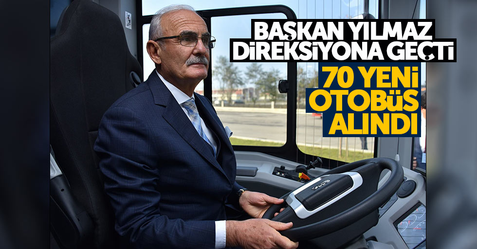Samsun'da 70 yeni otobüs alındı