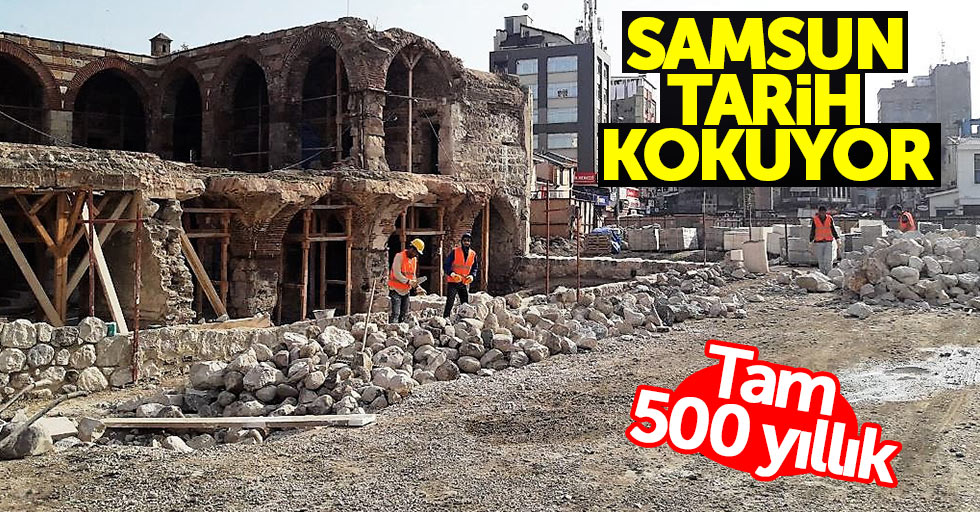 Samsun’da 500 yıllık taşhan restore ediliyor