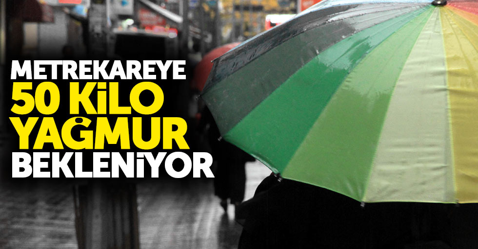 Samsun'da metrekareye 50 kilo yağmur bekleniyor