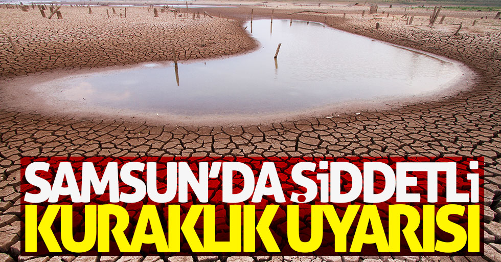 Samsun'da şiddetli kuraklık uyarısı