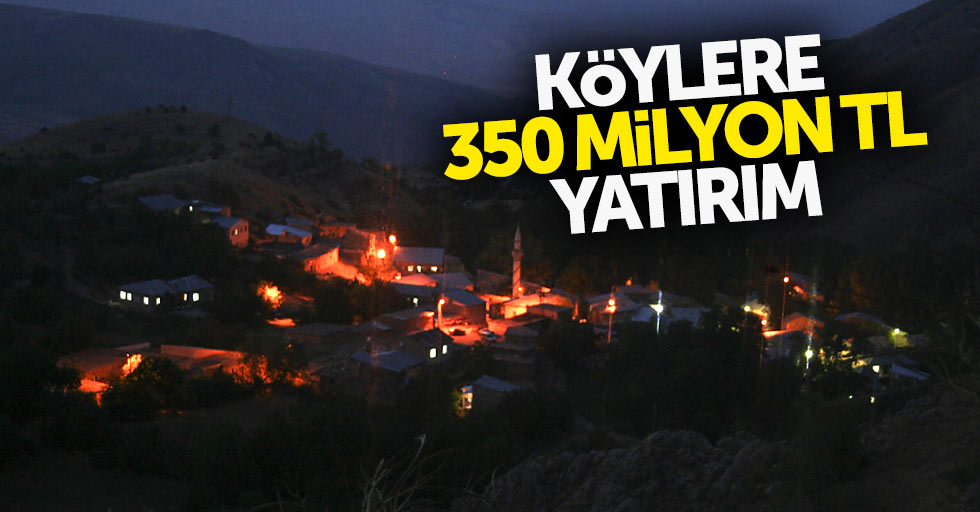 Samsun’daki köylere 350 Milyon TL yatırım