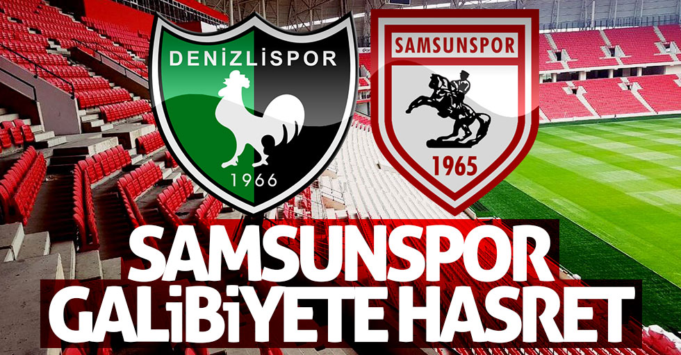 Samsunspor galibiyete hasret 0-0