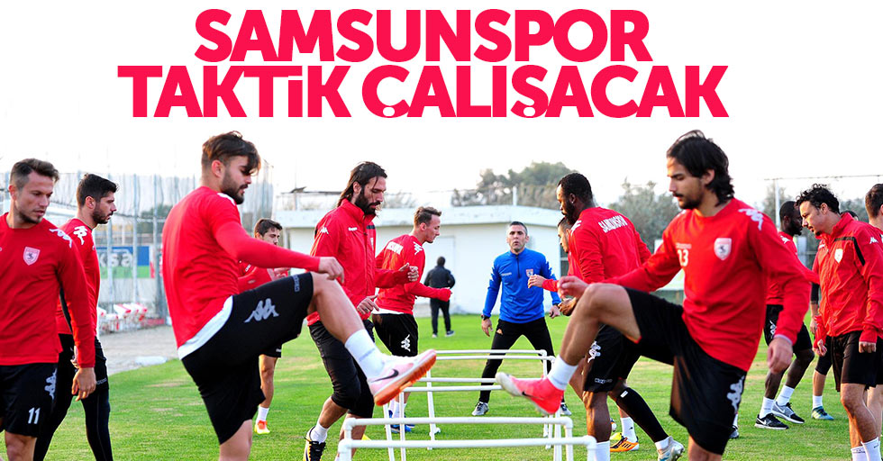 Samsunspor yeni 19 Mayıs Stadı’nda taktik çalışacak