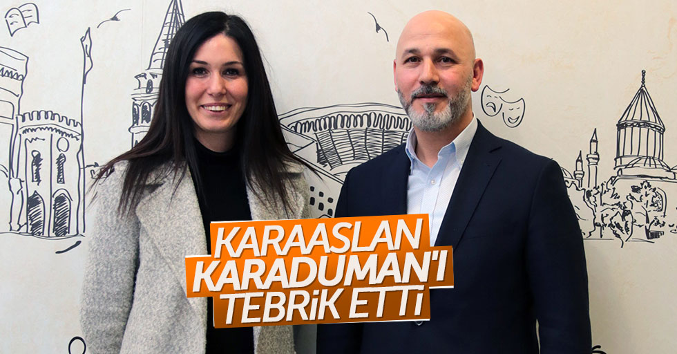 Karaaslan, AK Parti Samsun İl Başkanı Karaduman'ı tebrik etti