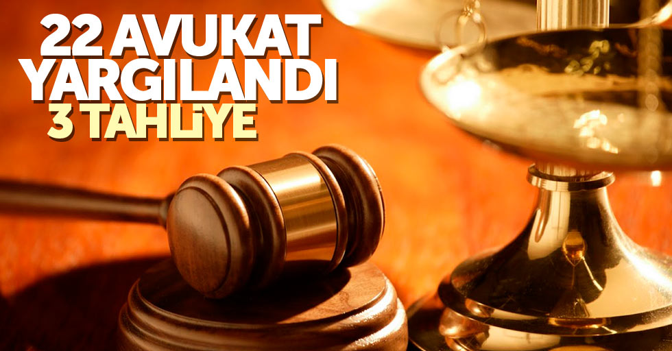 Samsun'da 3 avukata tahliye