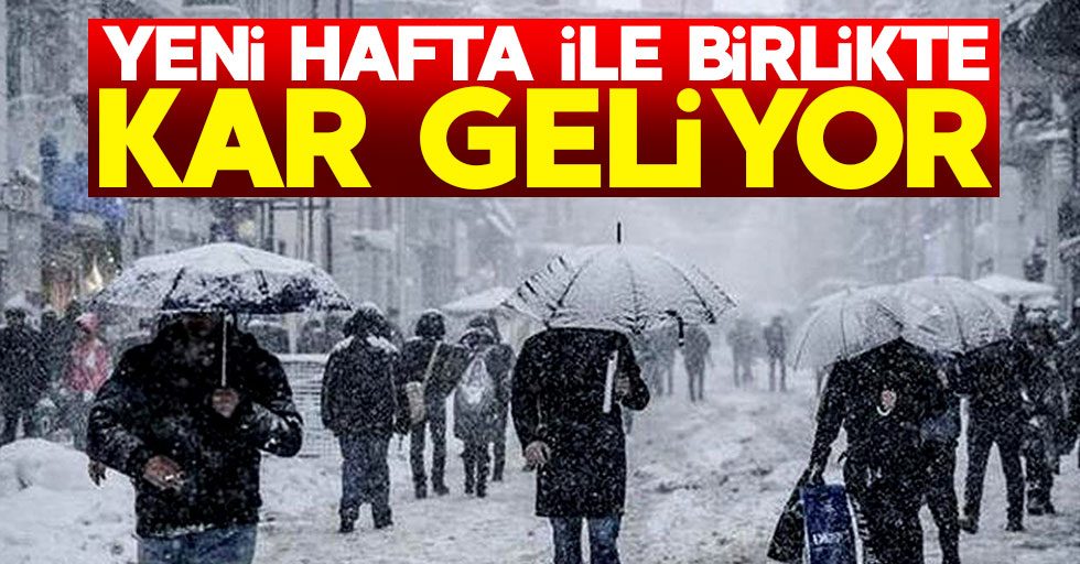 Samsun'da kuvvetli soğuk ve kar uyarısı 