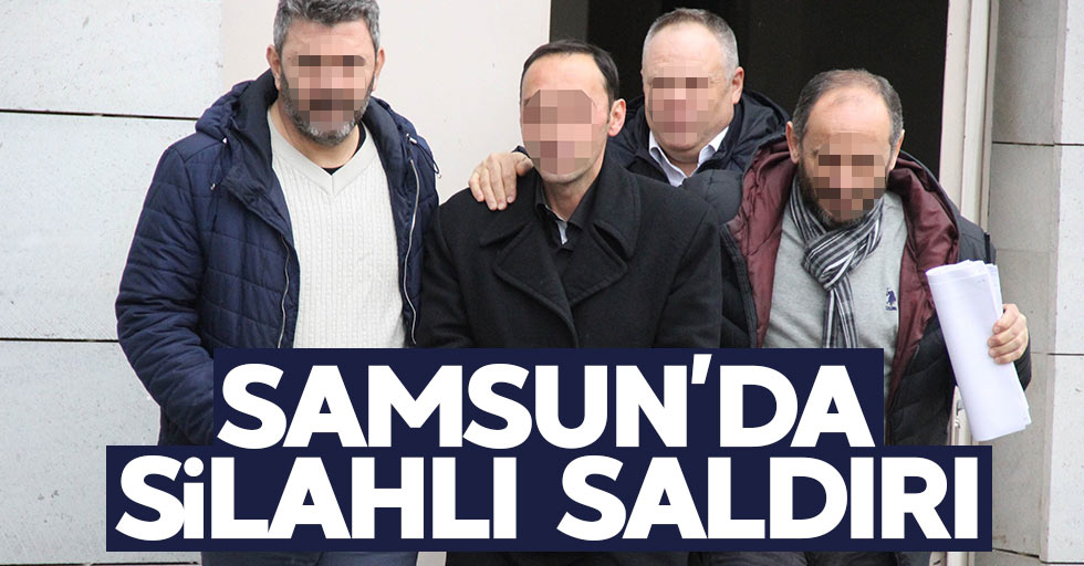 Samsun'da silahlı saldırı: 1 kişi adliyede