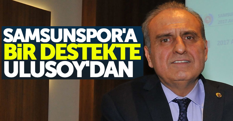 Samsunspor'a bir destekte Ulusoy'dan