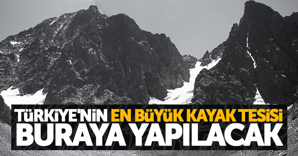 Türkiye’nin en büyük kayak tesisi Karadeniz'e yapılacak