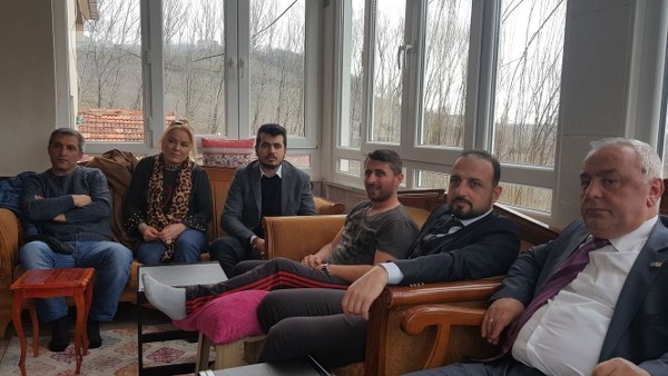 Başkan Ömer Süslü, Gazi Tayfun Bolat'ı ziyaret etti