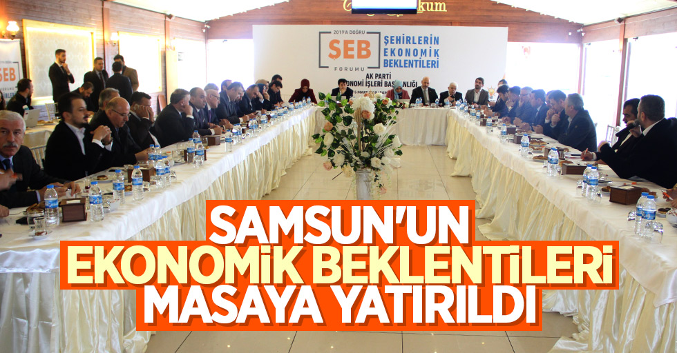 AK Parti, Samsun’un ekonomik beklentilerini konuştu