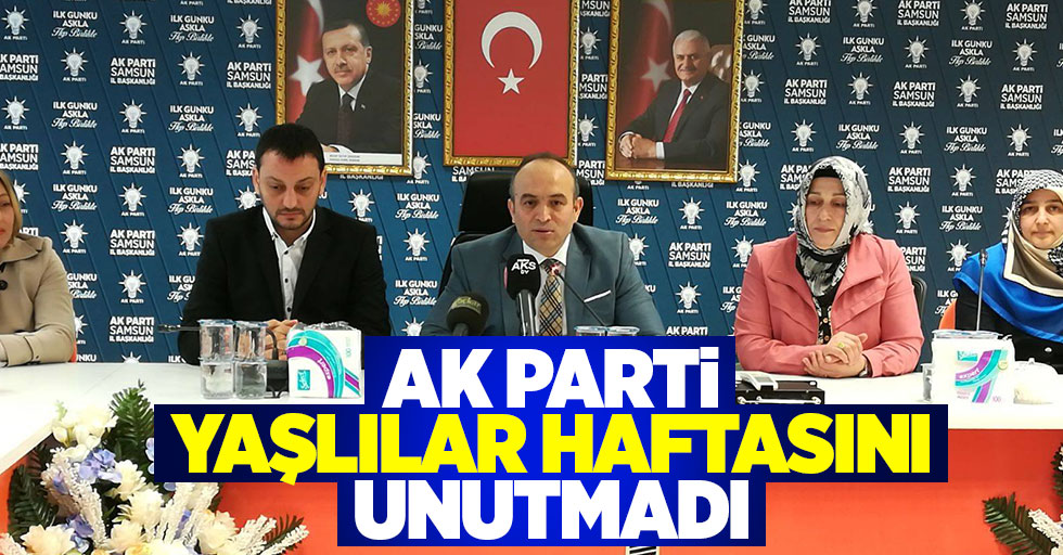 AK Parti Yaşlılar Haftasını unutmadı